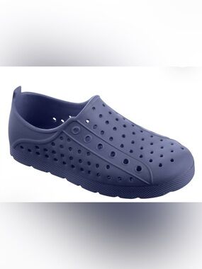 totes navy kids slip-on water shoe